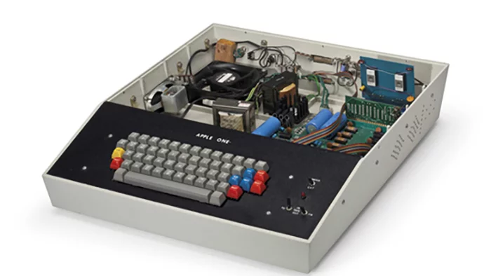 The Apple One computer is expected to attract a winning bid of between £300,000 and £500,000 (US$463,000 and $770,000)