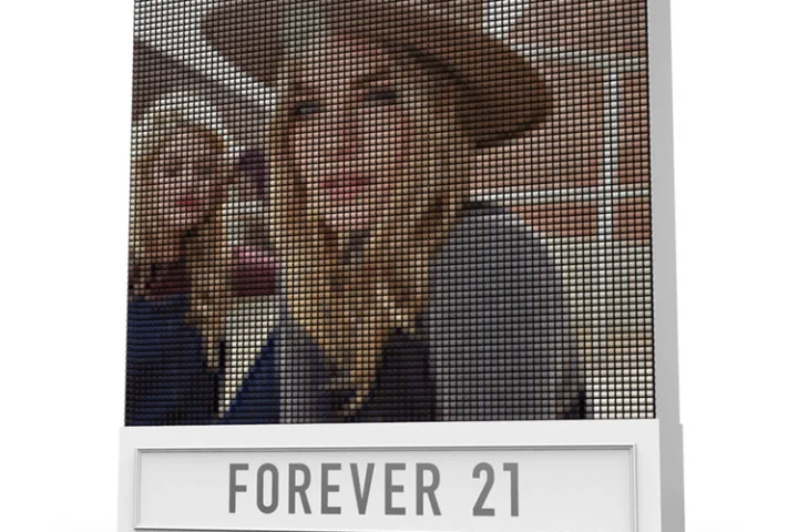 F21 Thread Screen was created to promote clothing brand Forever 21