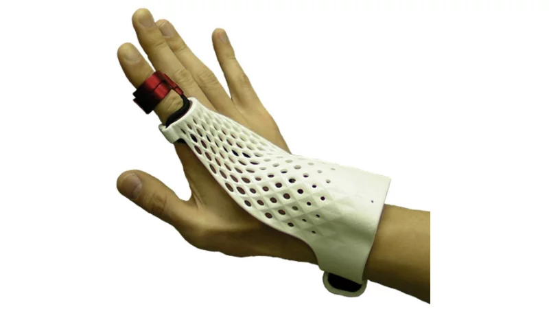 Fujitsu has developed a glove-type device with touch and gestural control functionality (Photo: Fujitsu)