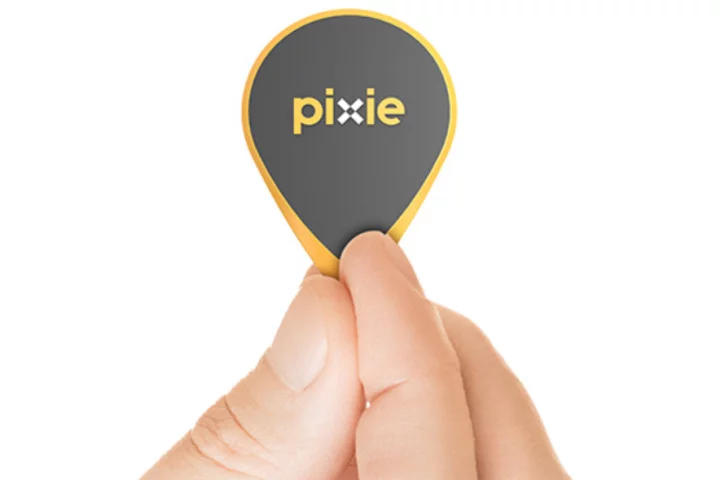 Pixie Points attach to everyday objects allowing them to be located using an augmented reality app (Photo: Pixie)