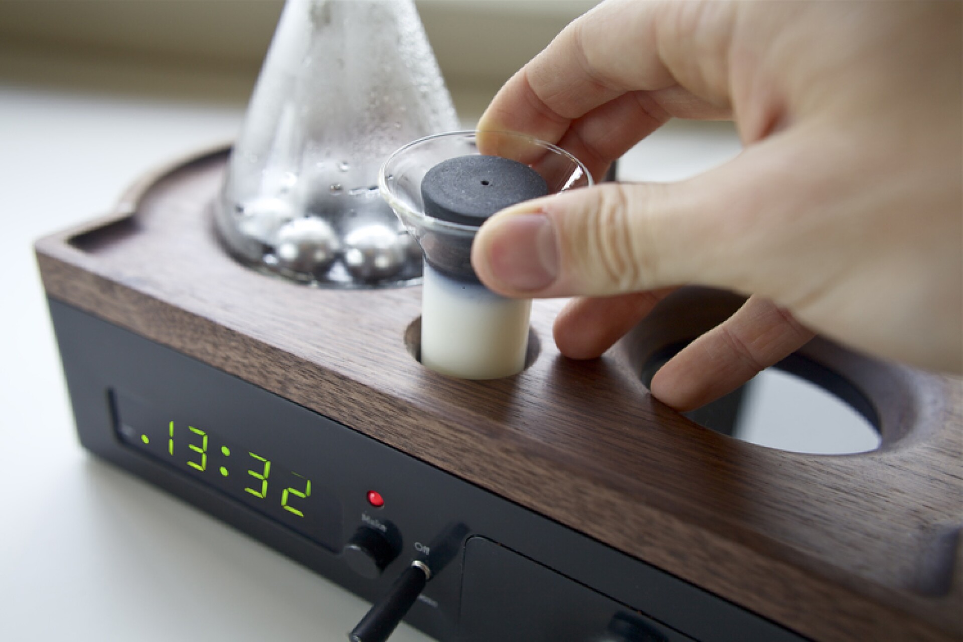 Coffeebrewing alarm clock starts your day with a fresh mug
