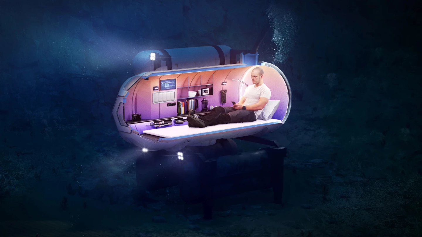 A cut-away rendering of Sebastian Aristotelis within the UHAB demonstrator
