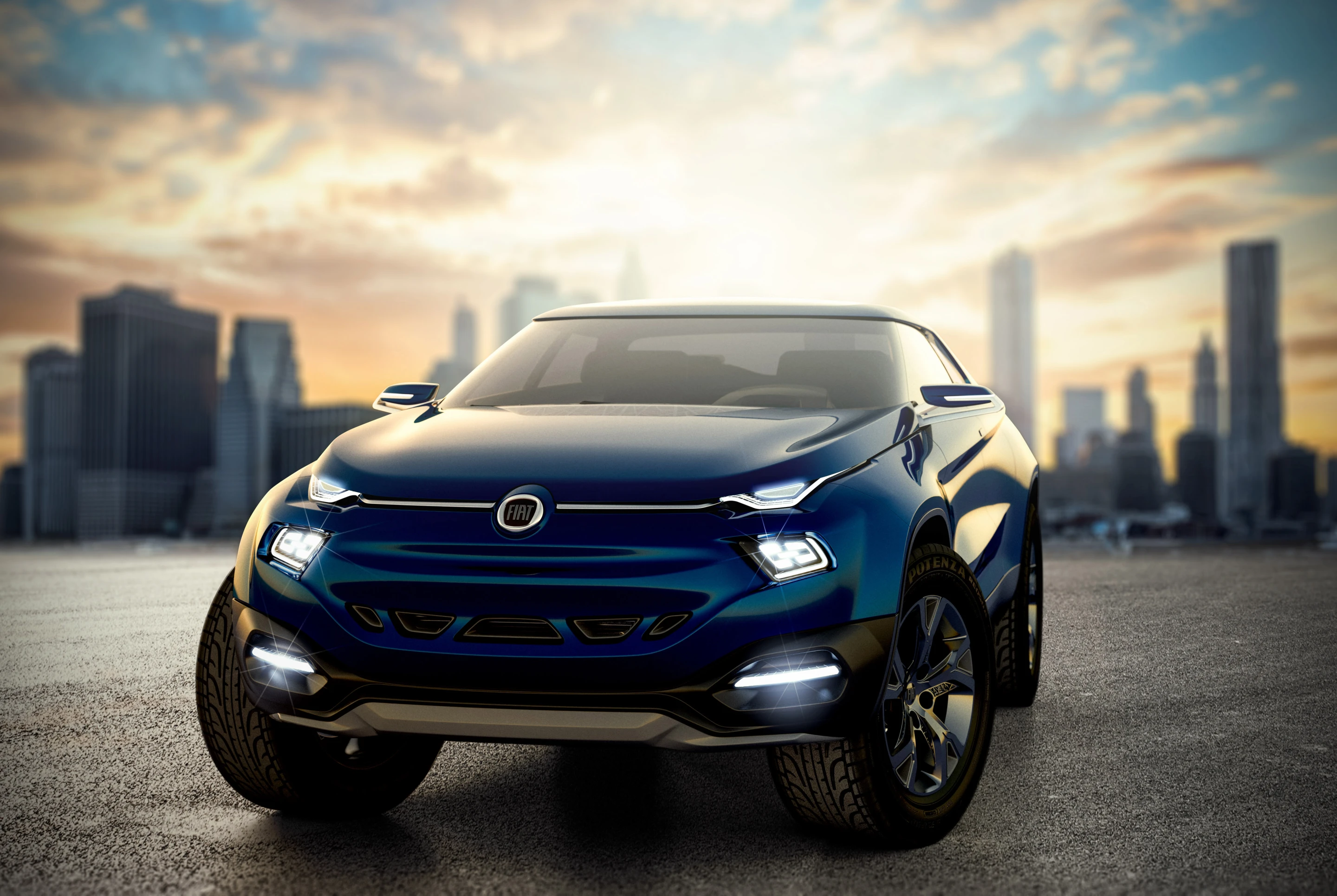 Not your average Fiat, the FCC4 experiments with new form and design language