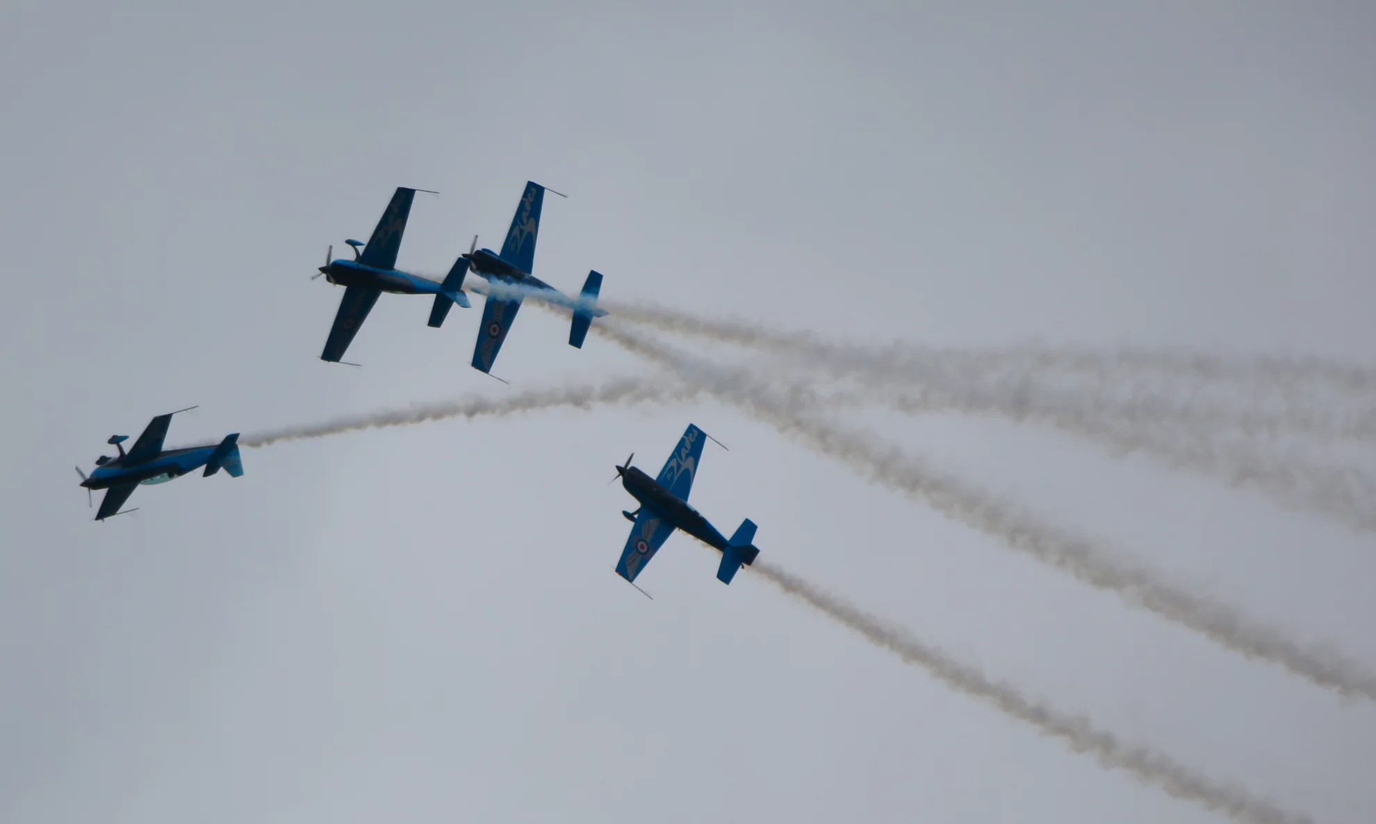 Blades aerobatic display team (Photo: Gizmag)