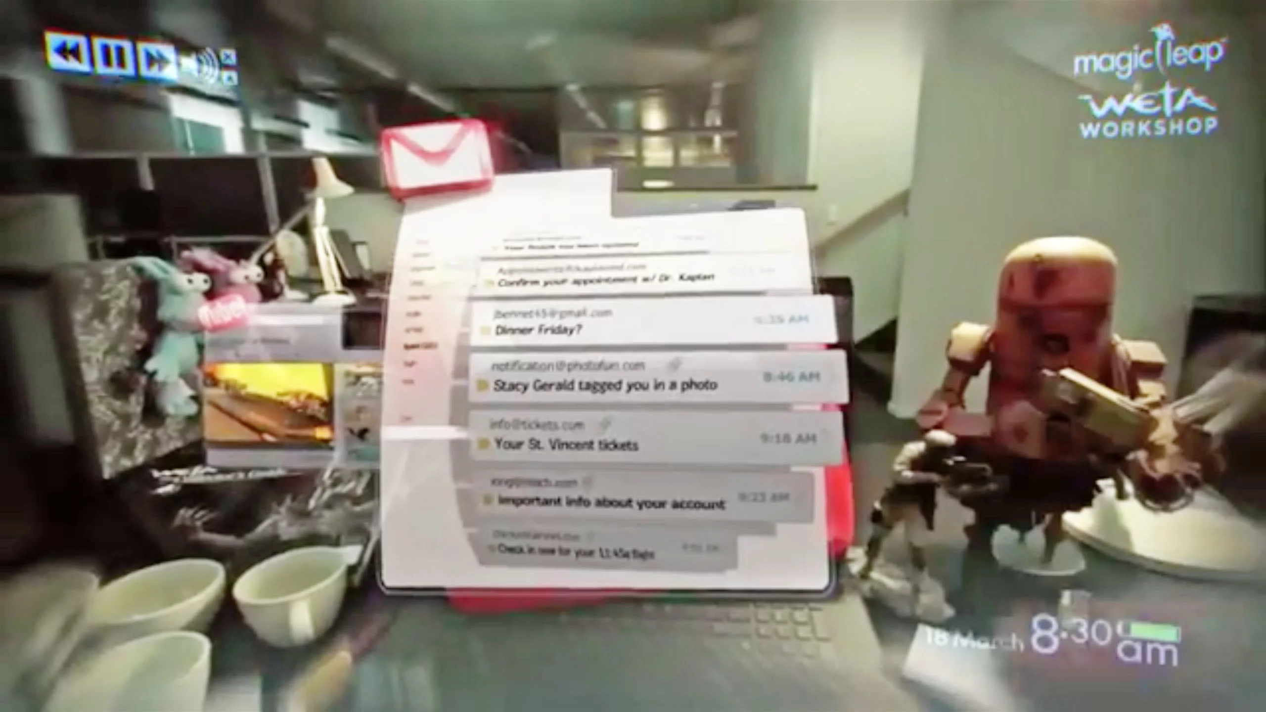 Magic Leap is slightly less mysterious today, as the startup showcased a video that teases what its take on augmented reality may look like