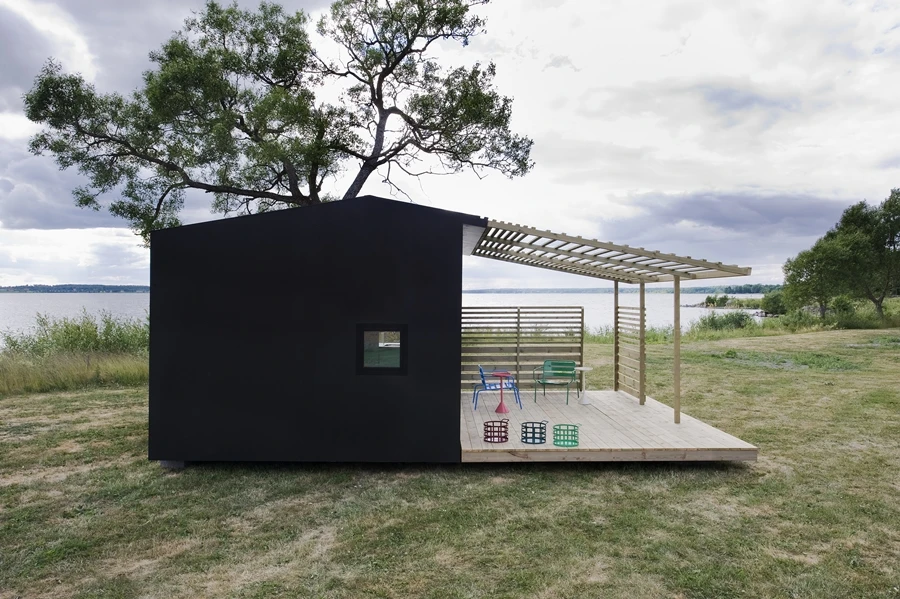 The Mini House is a flat-packed house that can be constructed in a matter of days (Photo: Andy Liffner)