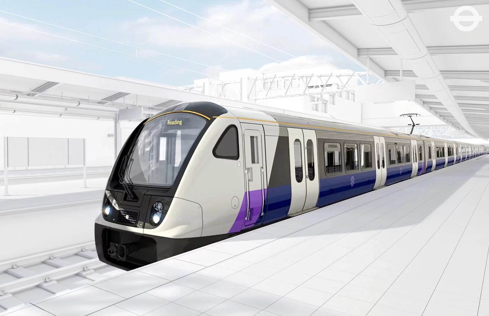 The new Crossrail trains will be 200-m (656-ft) long and will accommodate up to 1,500 passengers