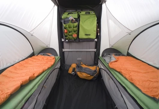Sylvan GO Camper Trailer - Camping Mode showing spacious pod