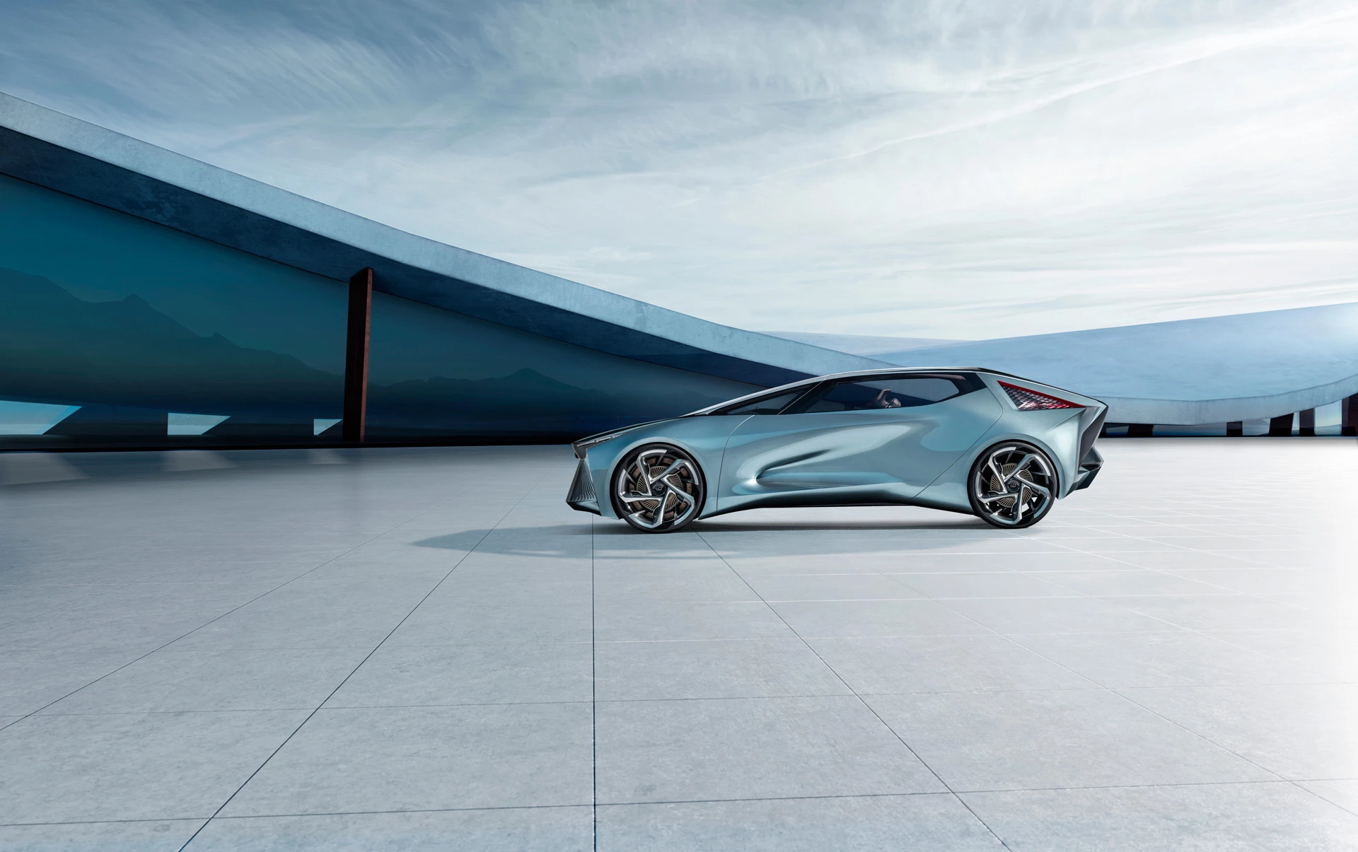 Lexus gives the LF-30 a 3.8-second 0-62 mph and 124-mph top speed