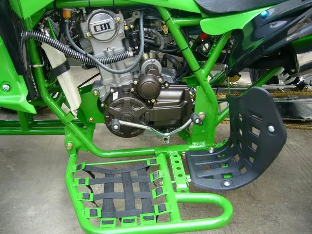The Loncin 4 stroke 249cc water-cooled engine