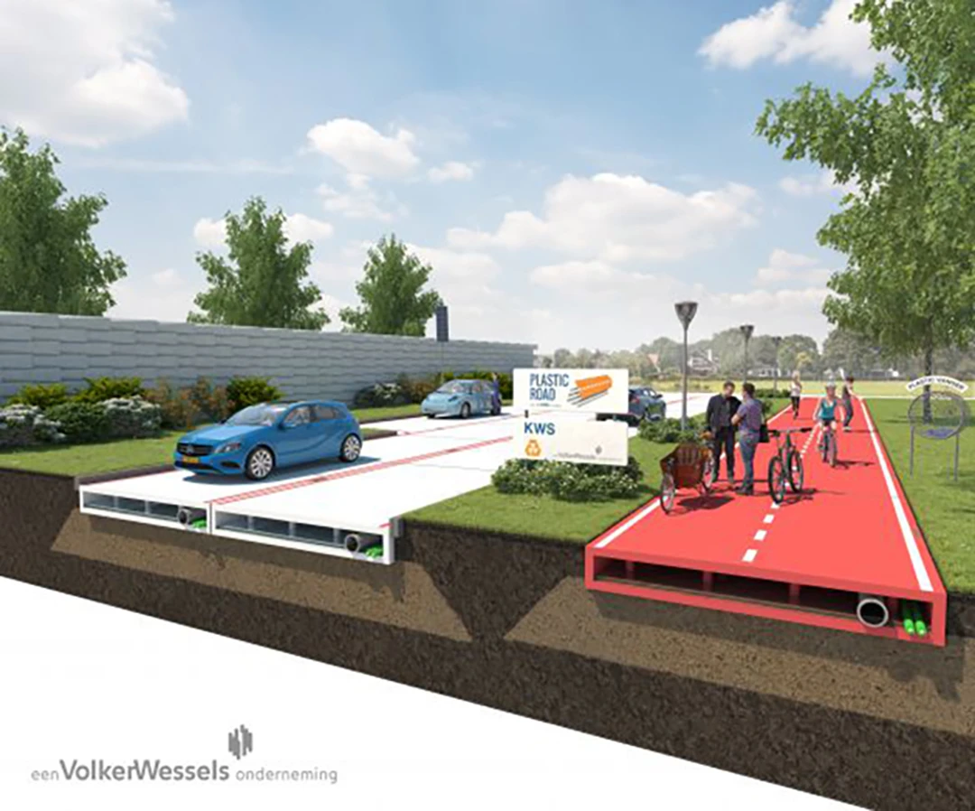 VolkerWessels' PlasticRoad is only a concept at this stage, but the company is looking for partners to help develop a prototype