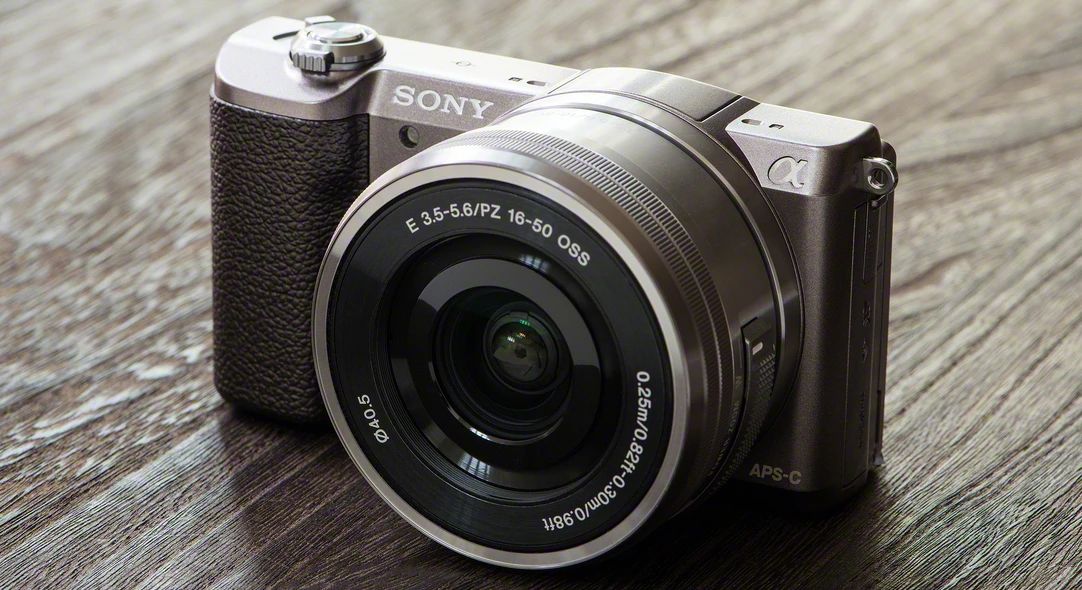 The Sony Alpha A5100 features a 24.3-megapixel APS-C sensor and a super-fast autofocus system