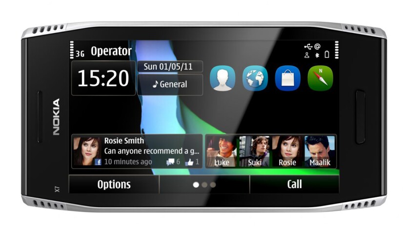 Nokia X7: 4 inch AMOLED touchscreen