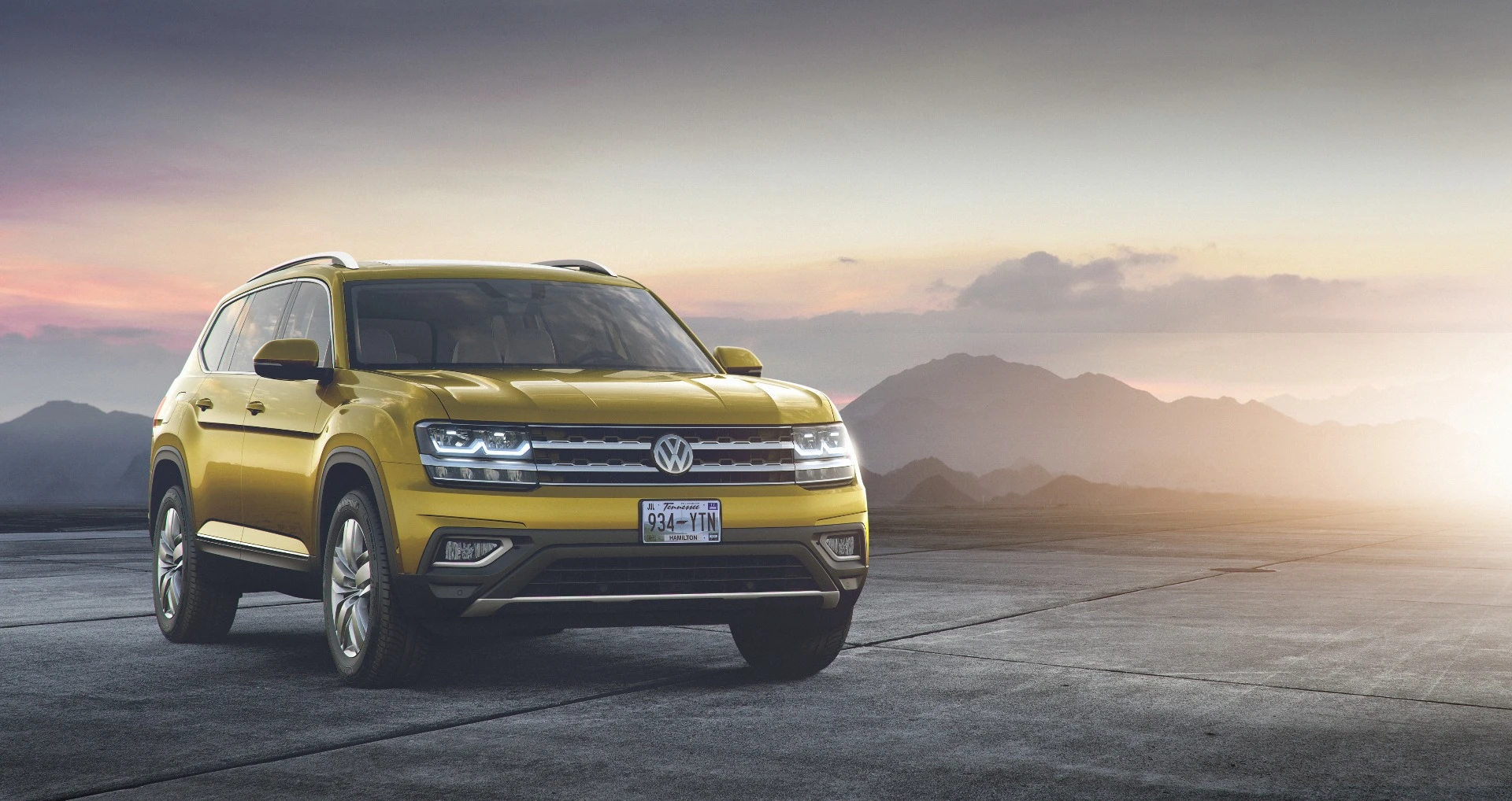 Exterior elements such as the standard LED headlights and daytime running lights are a part of this new-generation VW look