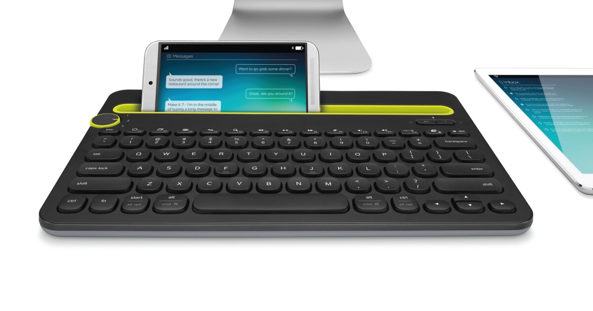 Logitech K480 keyboard lets you switch between devices