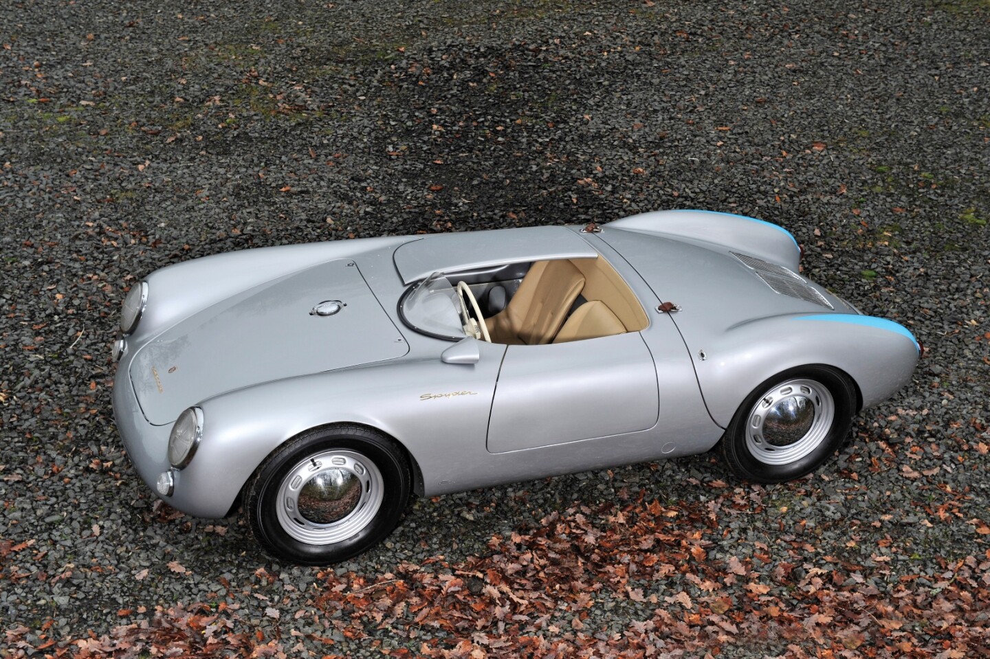 The 550 Spyder put Porsche on the map as a serious competitor on the world’s racing tracks; indeed, the diminutive mid-engined roadster generated the nickname ‘Giant Killer’ for its ability to defeat much more powerful rivals. Introduced at the 1953 Paris Auto Show, the 550 and its second iteration, the 550A, remained in production through February of 1959, and a total of 130 chassis were constructed before the 718 RSK Spyders appeared. This 1955 Porsche 550 Spyder by Wendler has an estimated price of $2,398,000 to $2,834,000