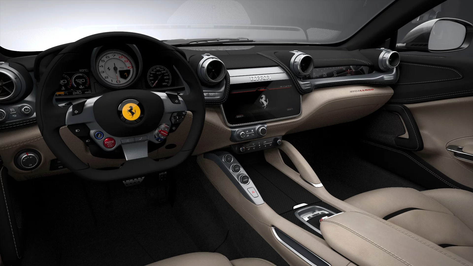 A passenger display is available optionally