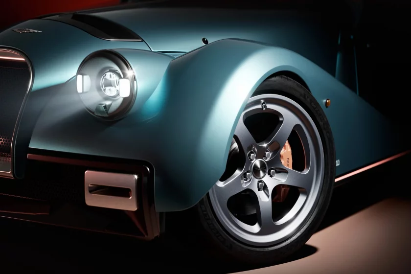 The Morgan Su[persport 400 has state of the art tech within a body style still based on 1930s roadsters