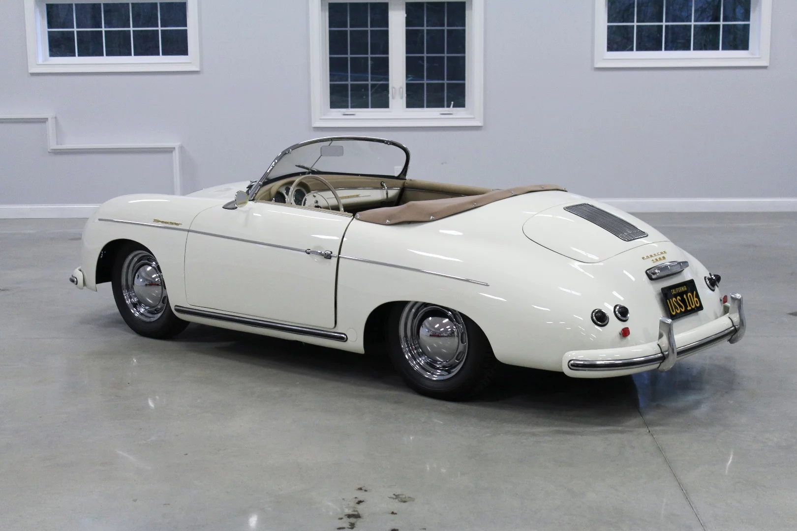 This 1955 Porsche 356 1600 Speedster was formerly a part of the extensive private car collection of actor Nicolas Cage.