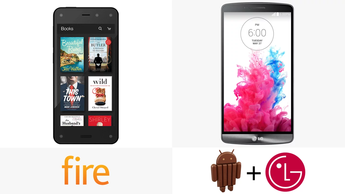 The Fire Phone runs Amazon's heavily modified Fire OS version of Android