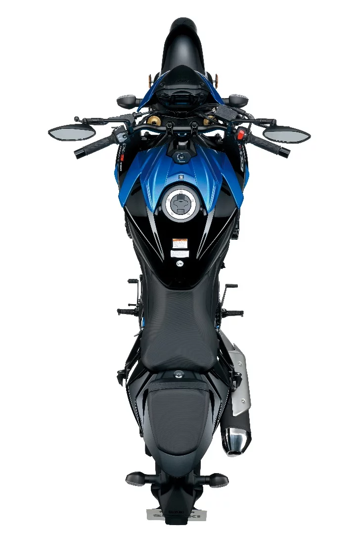 Top view of the 2017 Suzuki GSX-S750