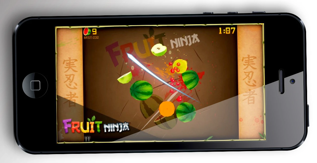 Fruit Ninja provides hours of fruit-slicing fun