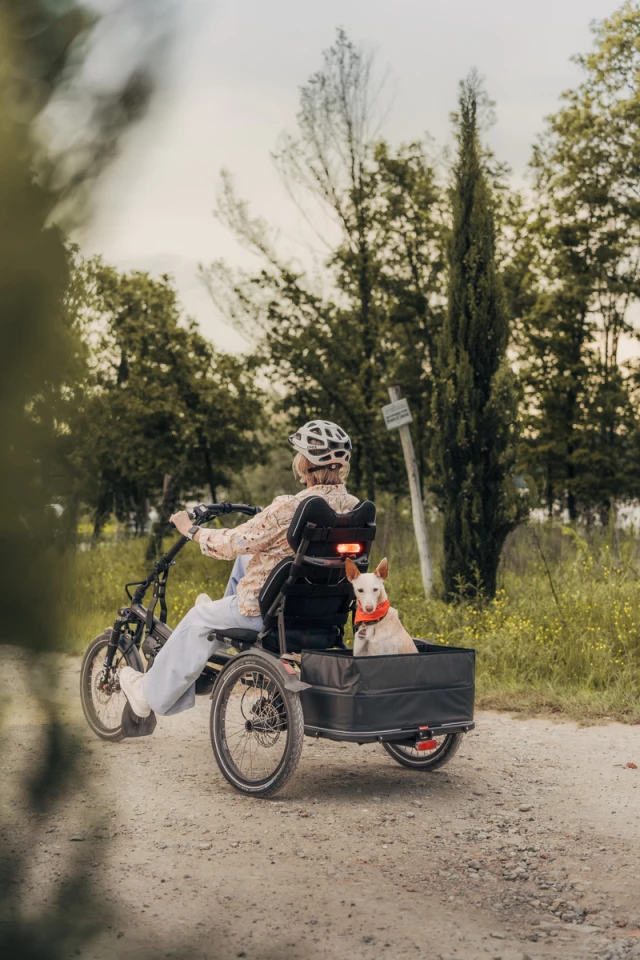 A cargo rack can be optioned in, which is capable of hauling up to 30 kg