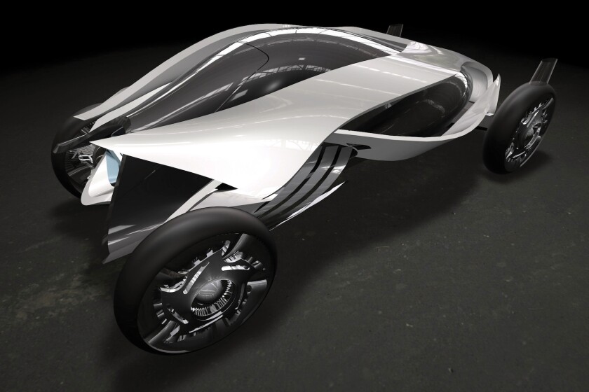 Stratus Sprinter rear perspective view(Image: Hyundai Design North America)
