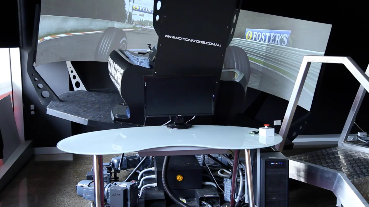 The Motionators rig can throw you quite a way over in the corners