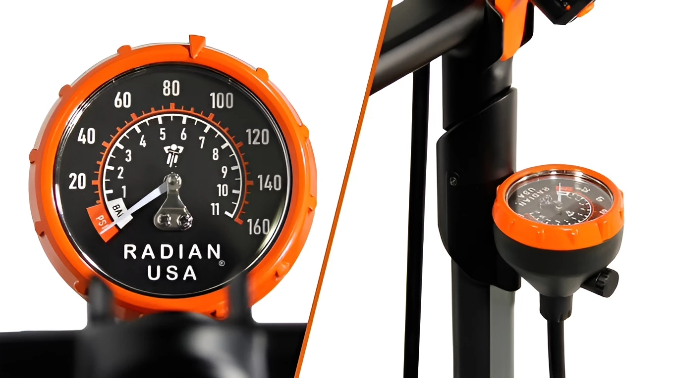 The Zilch can pump to a maximum pressure of 160 psi (11 bar)