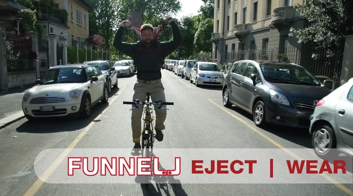 The Funnell's easy-draw system should make it possible to pull out the jacket while on the move (Photo: Restless Travellers)