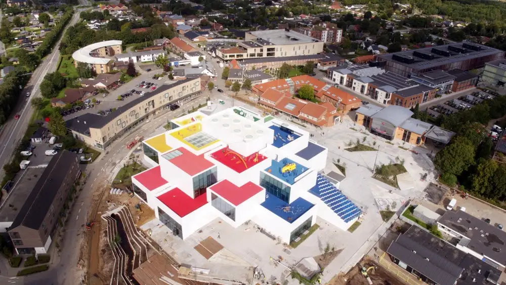 The Lego House replaces the Danish city of Billund's former City Hall building