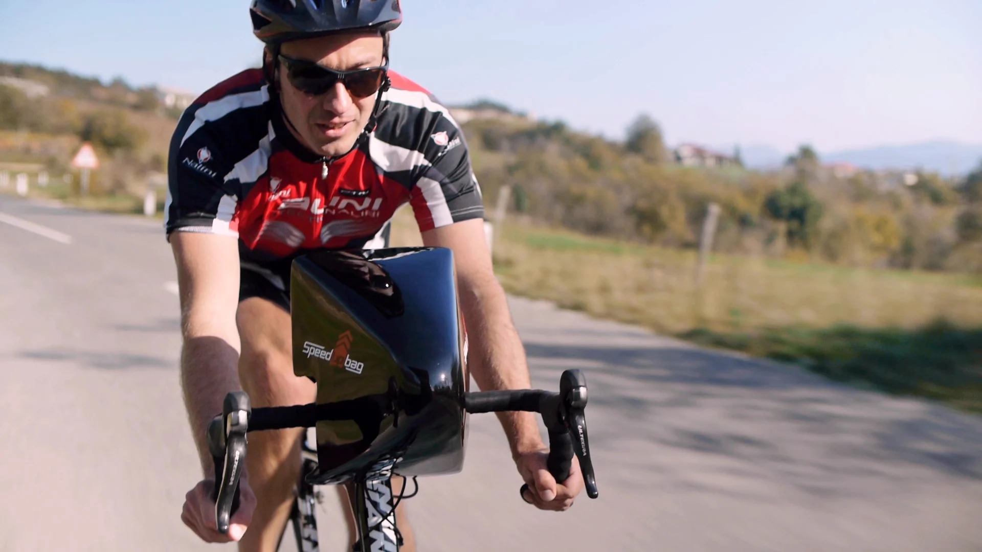 The Speed Up Bag is a combination cargo compartment and aerodynamic partial fairing