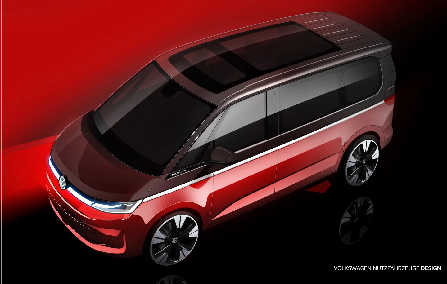 Volkswagen previews the shape and style of the new T7 Multivan