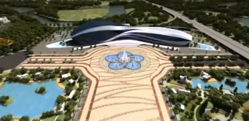 The building is located in Chengdu, China (Image: GoChengdoo)