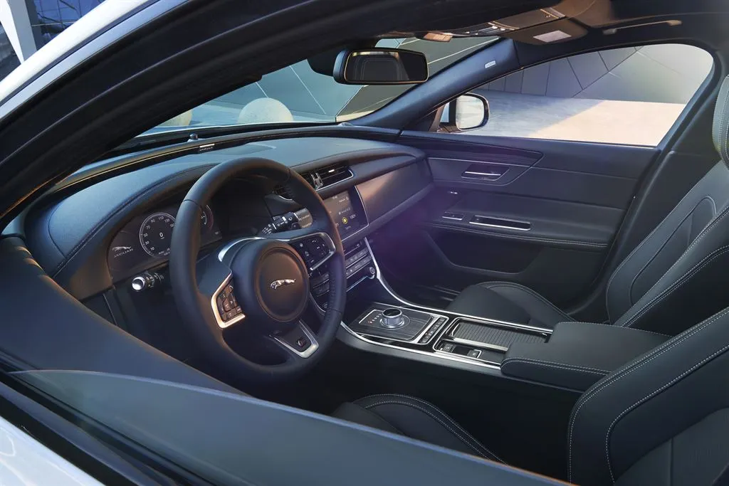 The 2016 Jaguar XF is 28 percent stiffer