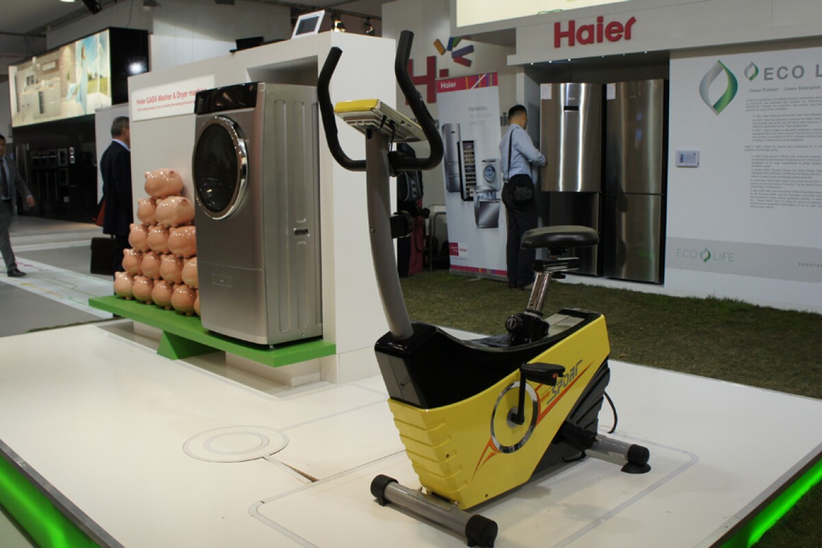 Haier shows humanpowered washing machine prototype
