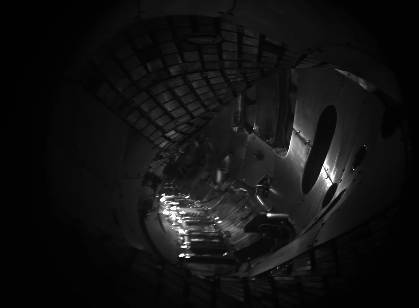 The empty plasma vessel inside Wendelstein 7-X