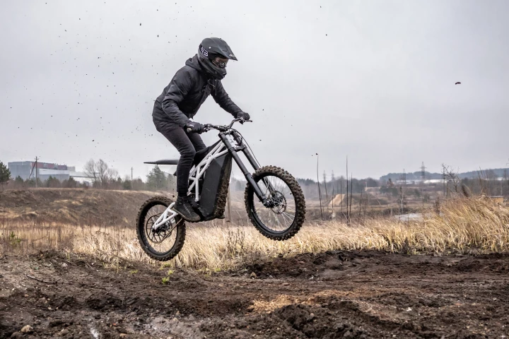 The UBCO FRX-1 is a 20-horsepower, 132-pound electric trail blaster