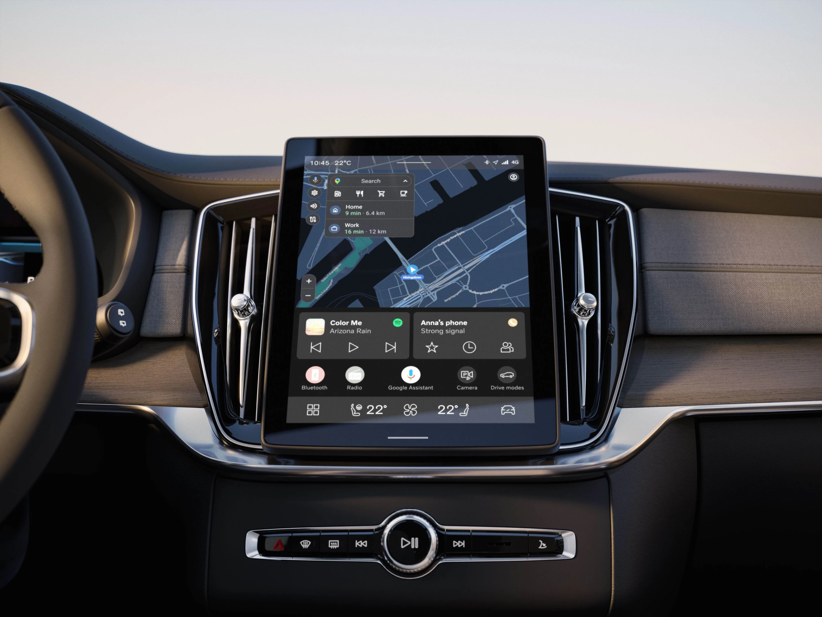 "I find your lack of buttons disturbing," says the author to the tablet-sized infotainment in the Volvo