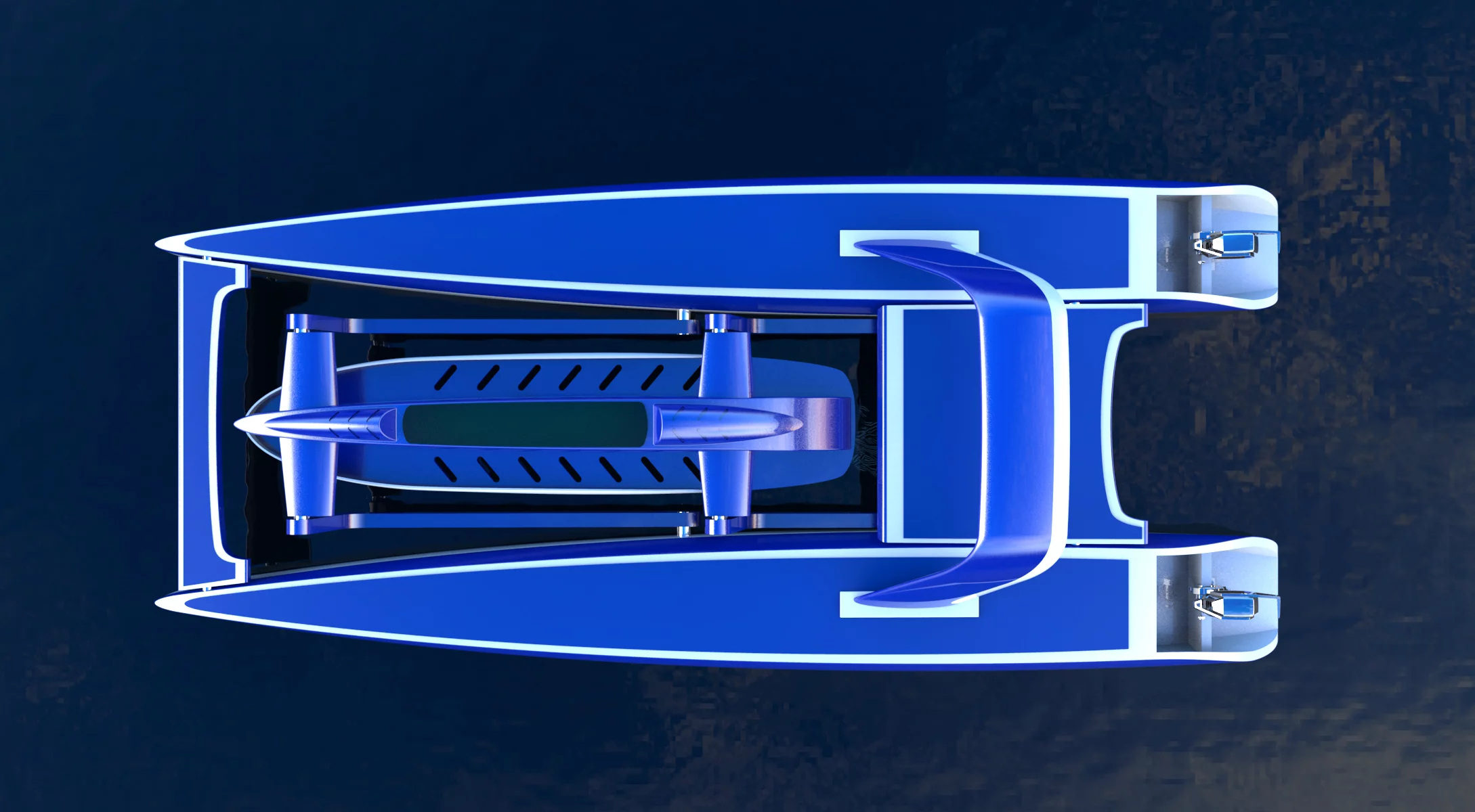 Top down view of the final Platypus design