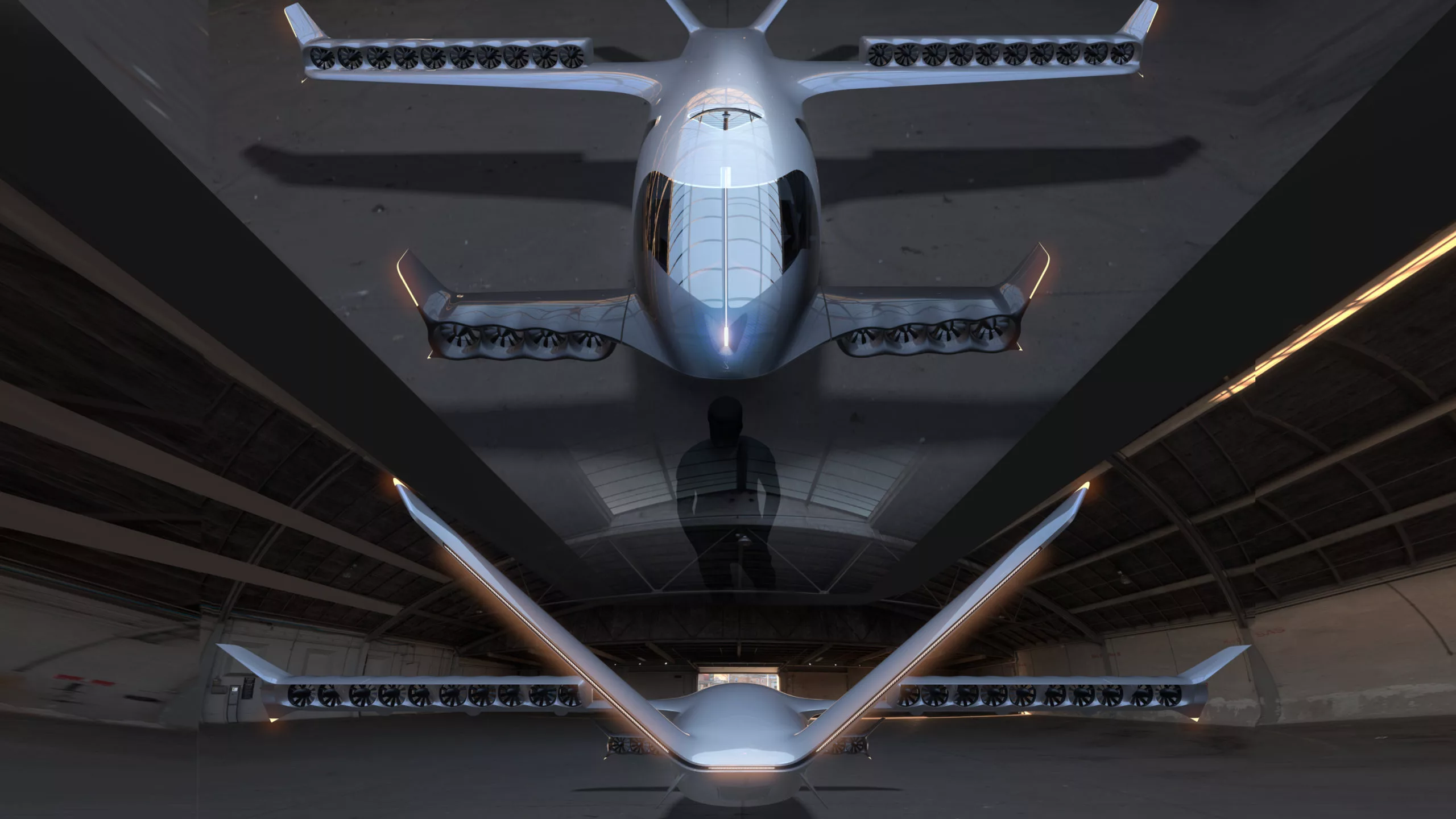 A nice-looking design with an arresting V-tail