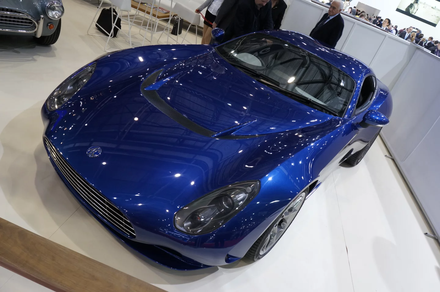 Zagato AC 378 GT showing its distinct "doubl bubble" roof (Image: AC Cars)
