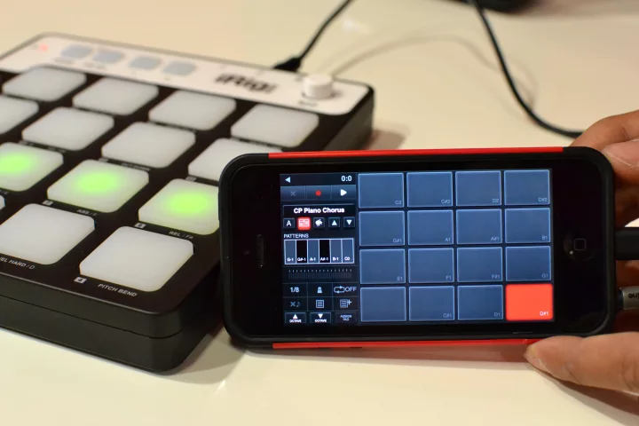 Gizmag was introduced to a pre-release iRig Pads at IFA 2014 (Photo: Paul Ridden/Gizmag)