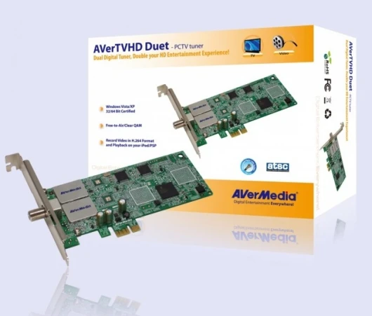 The AVerMedia twin HD TV tuner for your PC