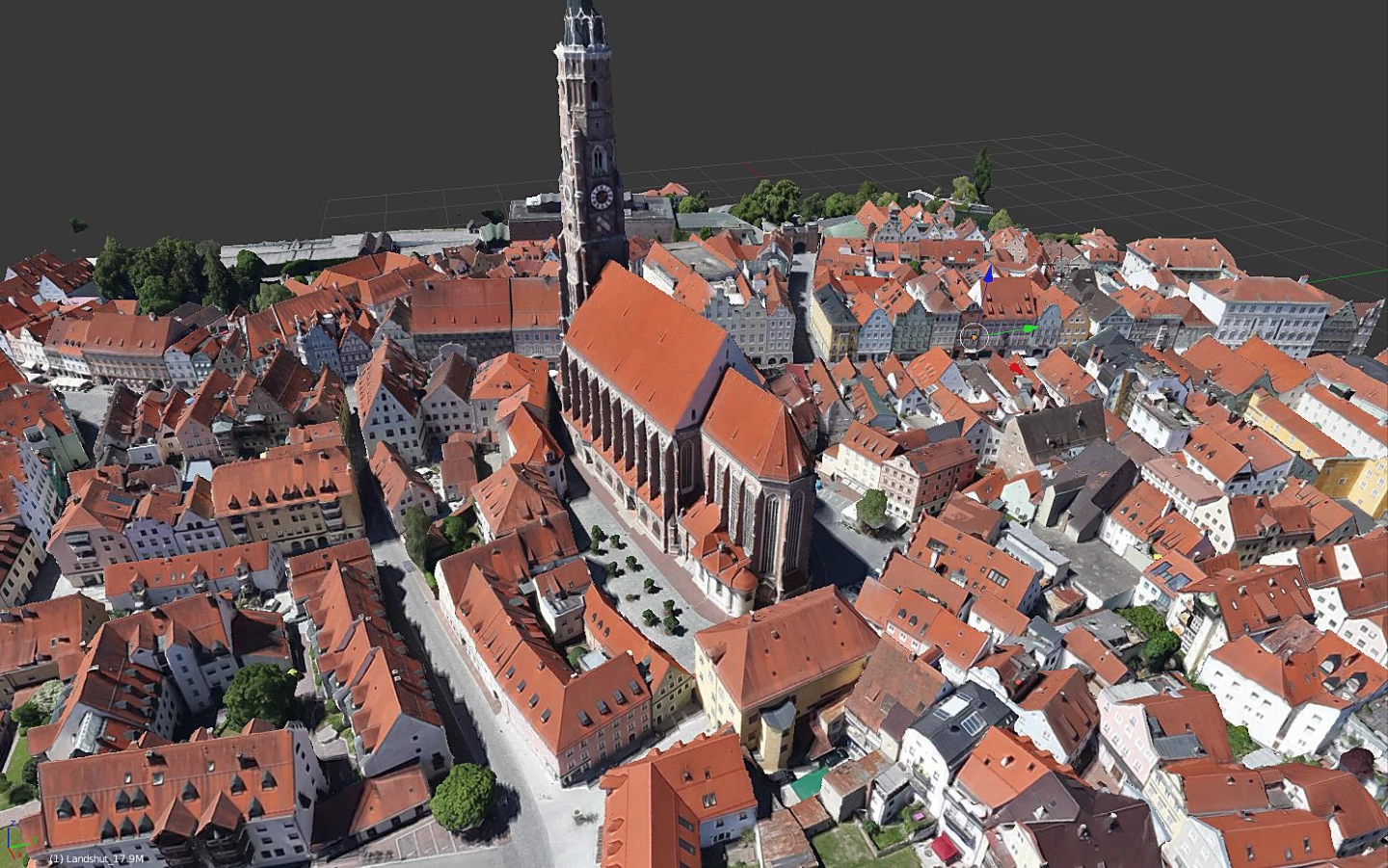 The Elektra One Solar flew autonomously on a predetermined path over Landshut while carrying a complex payload of sensors, cameras and high speed data links which were transmitted to the ground station.