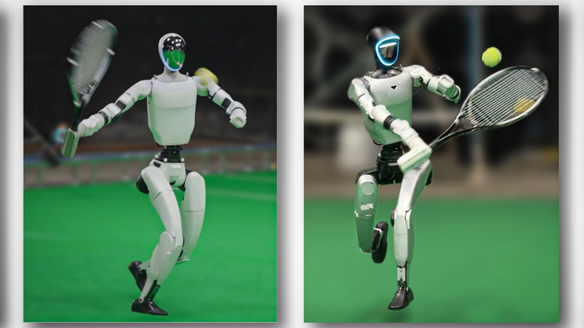 Watch: Humanoid robot gets surprisingly good at tennis