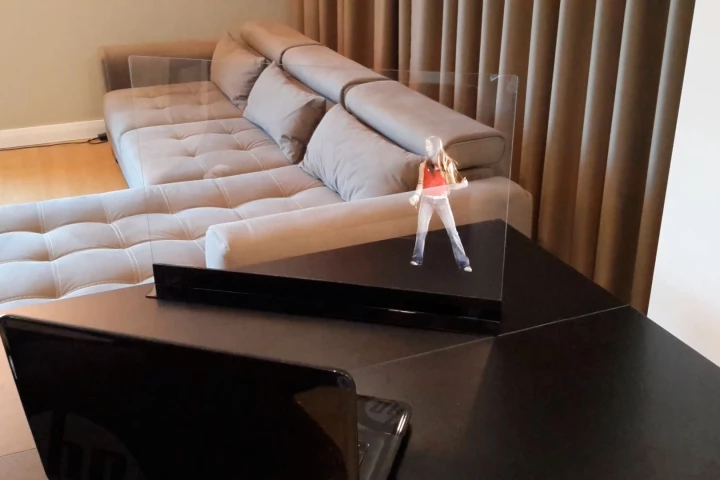 HoloVit is designed to work without the requirement of a projector or special equipment