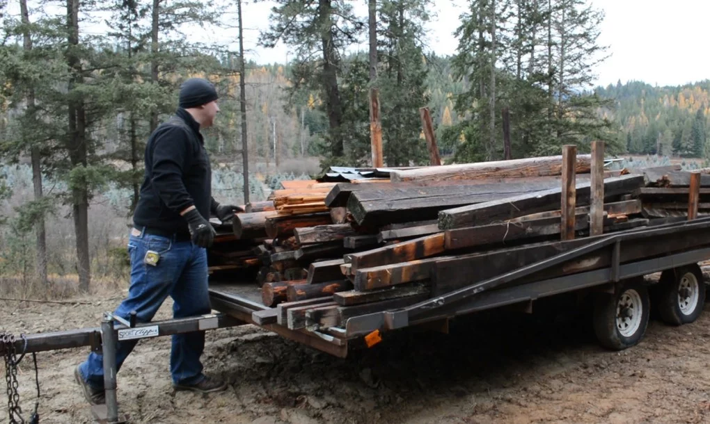 Alyssa and Jesse estimate that the salvaged materials alone are worth thousands of dollars