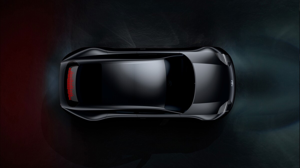 Pixelated lighting for the headlights, taillights and spoiler could mean animations galore